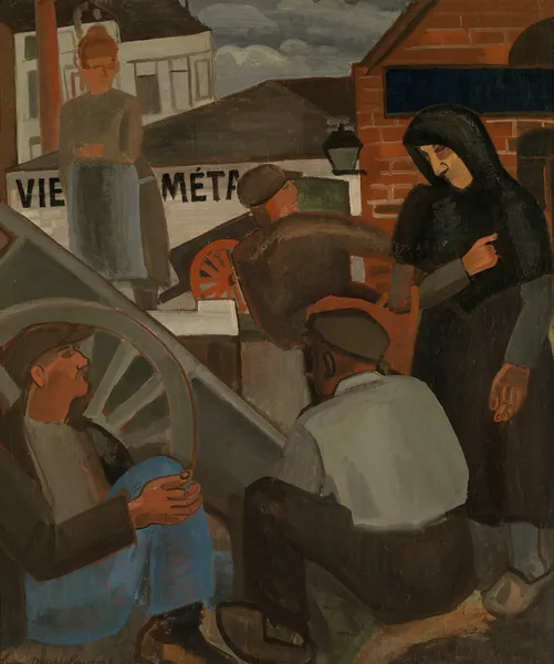 Labourers by the Canal av Jean Brusselmans
