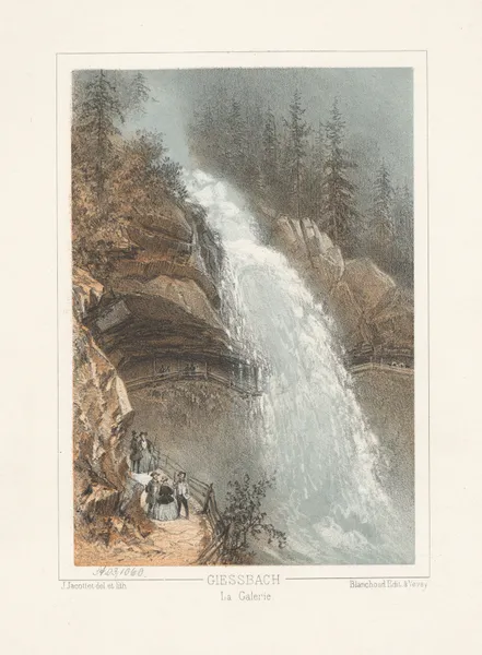 Giessbach La Galerie av Jean Jacottet