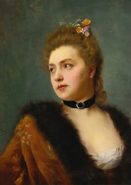 Parisienne av Gustave Jean Jacquet