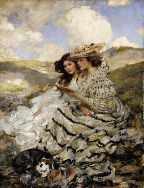 On the Dunes (Lady Shannon and Kitty) av James Jebusa Shannon