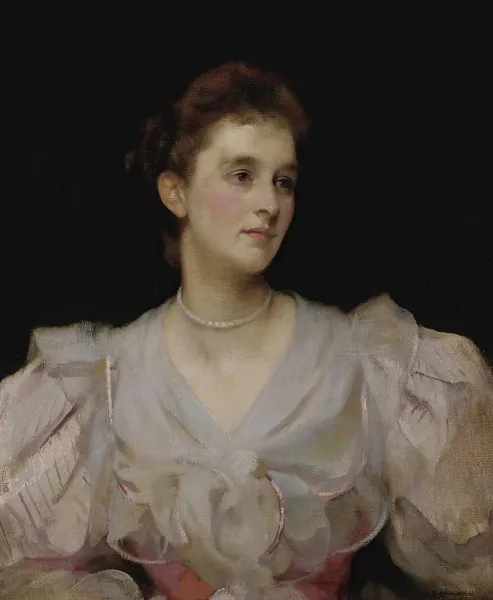Portrait Of A Lady av James Jebusa Shannon
