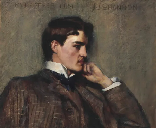The artist’s brother, Tom av James Jebusa Shannon