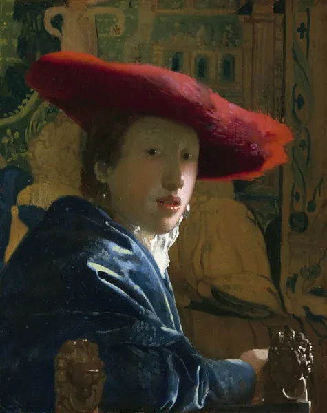 Girl with the Red Hat av Johannes Vermeer