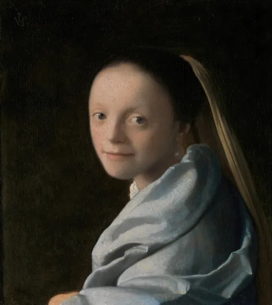 Study of a Young Woman av Johannes Vermeer