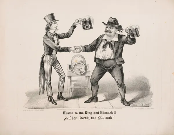 Health to the King and Bismark!! Heil dem Koenig und Bismark!! av John Cameron