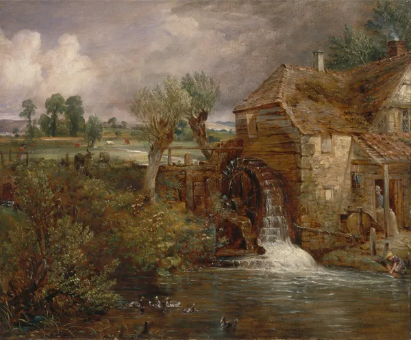 Parham Mill, Gillingham av John Constable