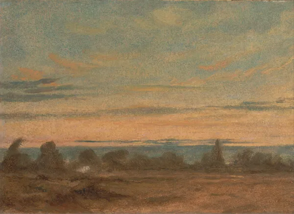 Summer, Evening Landscape av John Constable