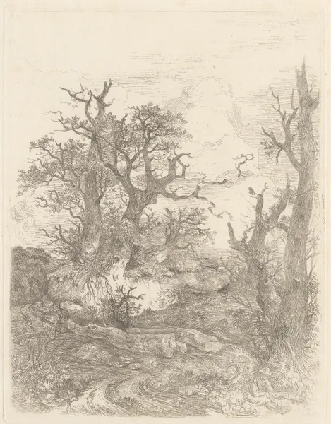 Landscape with Oak Trees av John Crome