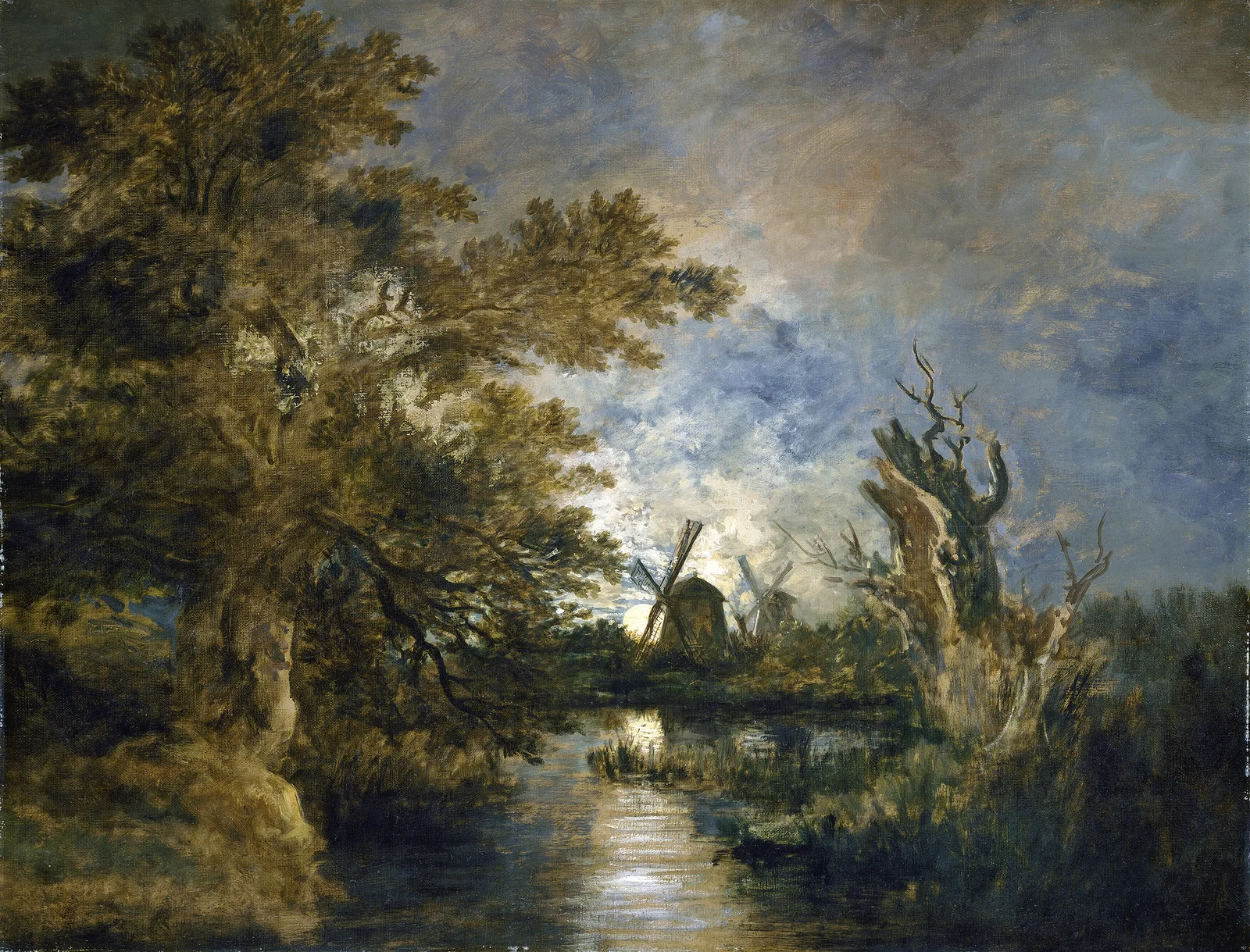 Moonlight on the Yare av John Crome