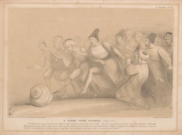 A scene from Vatheck. (realised) av John Doyle