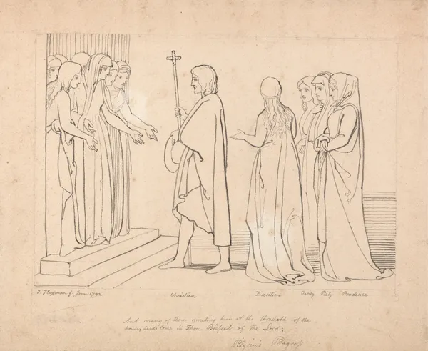 Illustration to Pilgrim’s Progress av John Flaxman