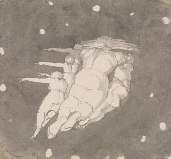 The Creation of the Heavens av John Flaxman
