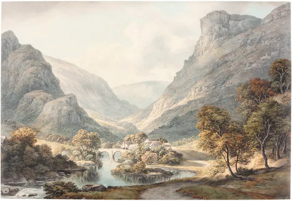 A View of Dovedale av John Glover