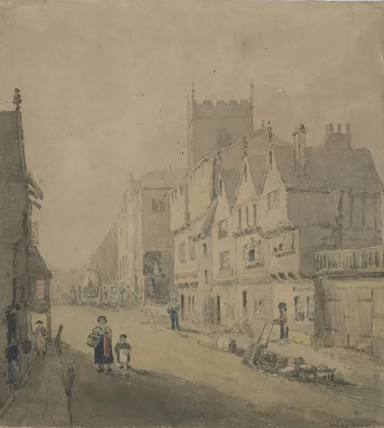 Street scene av John Glover