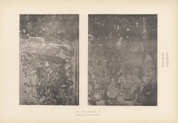 The paintings in the Buddhist cave-temples of Ajantâ, Khandesh, India Pl.063 av John Griffiths