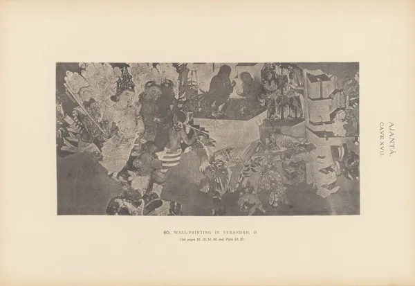 The paintings in the Buddhist cave-temples of Ajantâ, Khandesh, India Pl.059 av John Griffiths