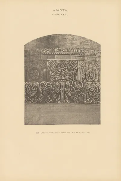 The paintings in the Buddhist cave-temples of Ajantâ, Khandesh, India Pl.158 av John Griffiths