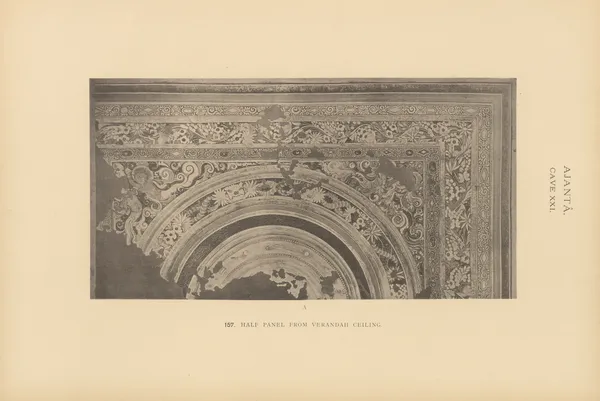 The paintings in the Buddhist cave-temples of Ajantâ, Khandesh, India Pl.156 av John Griffiths