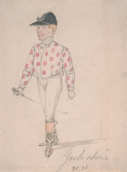 Caricature of the County Yorkshire av John Leech