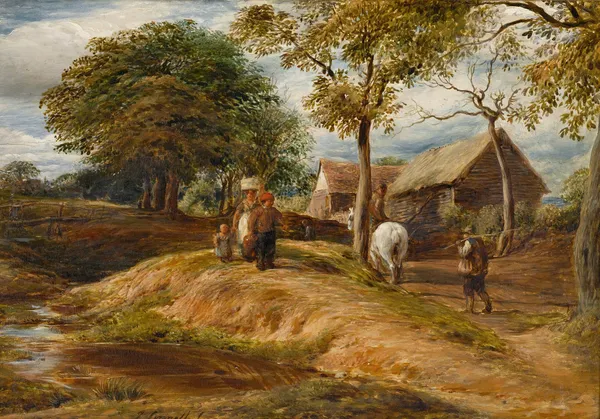 A View Near Hampstead av John Linnell