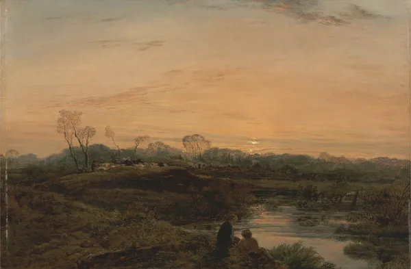 Evening, Bayswater av John Linnell