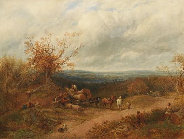 Woodcutters av John Linnell
