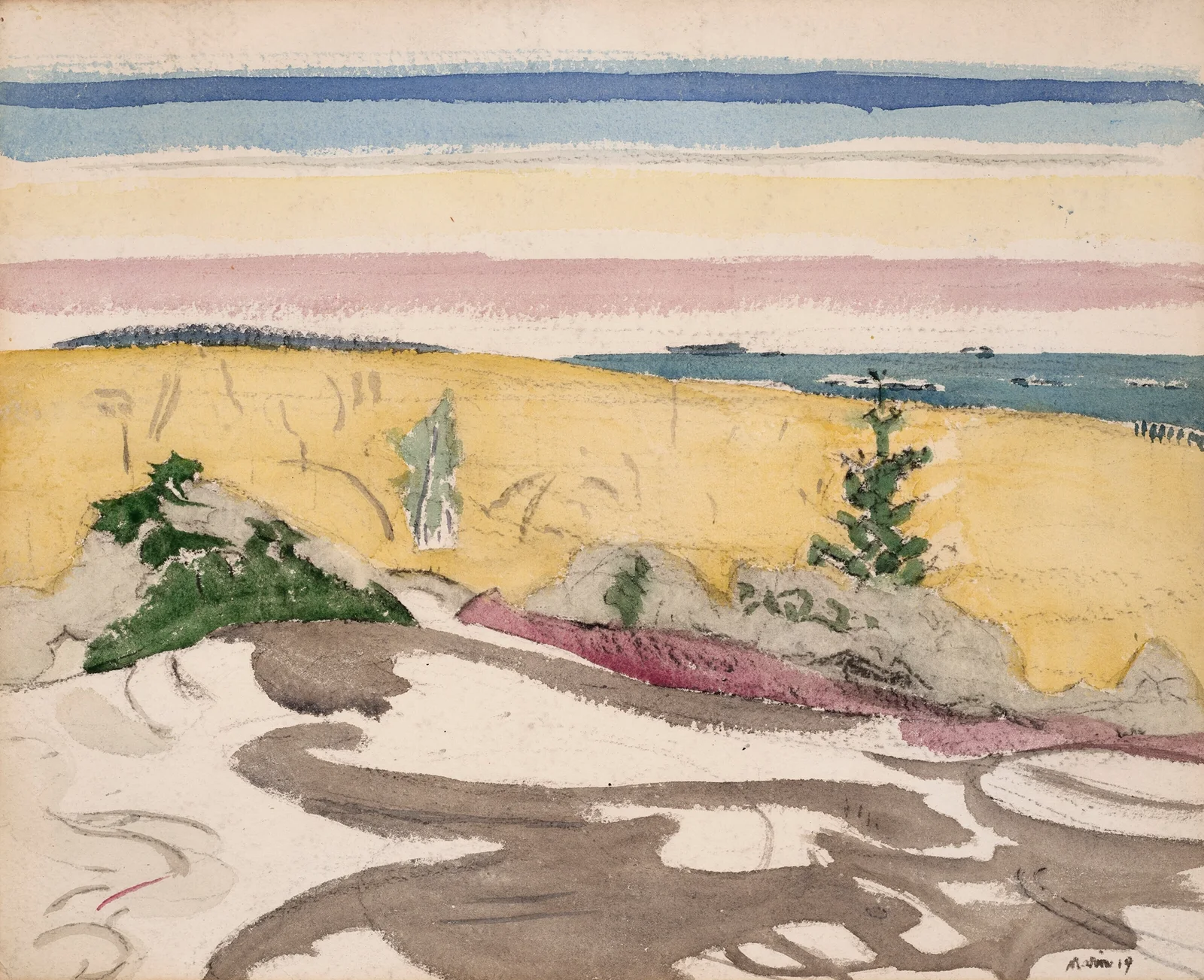 Small Point, Maine av John Marin