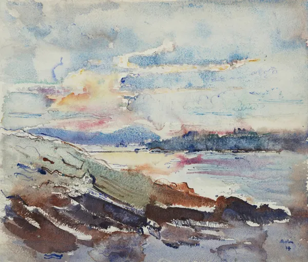 West Point, Maine av John Marin