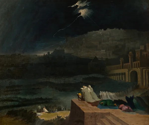 Repentance of Nineveh av John Martin