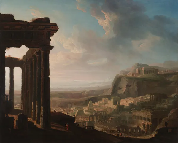 Ruins of an Ancient City av John Martin