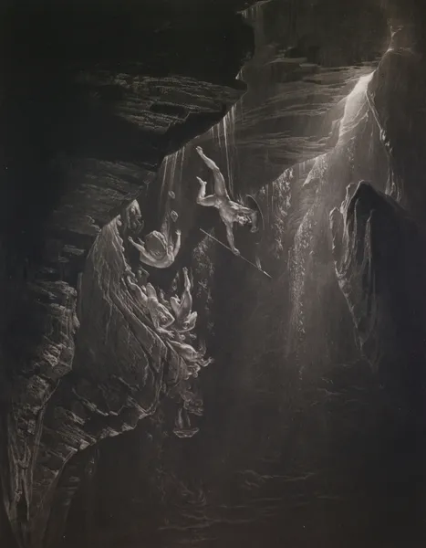 The Fall of the Rebel Angels av John Martin