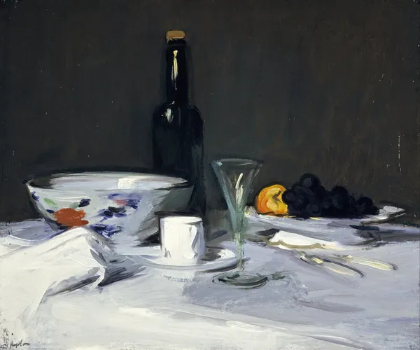 The Black Bottle av Samuel John Peploe