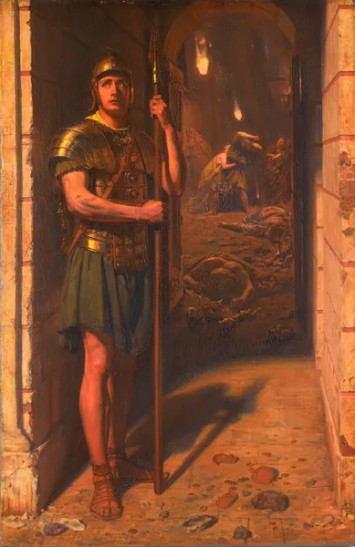 Faithful Unto Death av Edward John Poynter