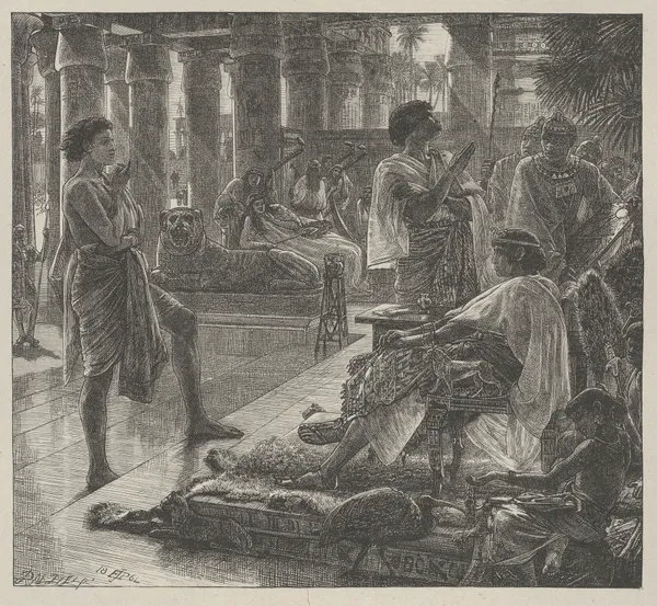 Joseph Before Pharoah av Edward John Poynter