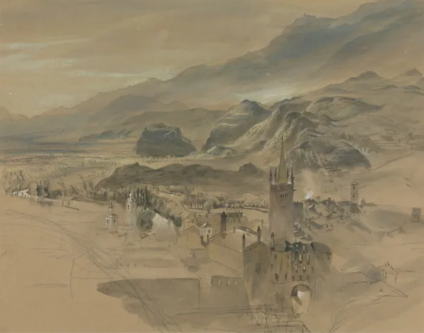 A View of Susa, Italy, from the West av John Ruskin