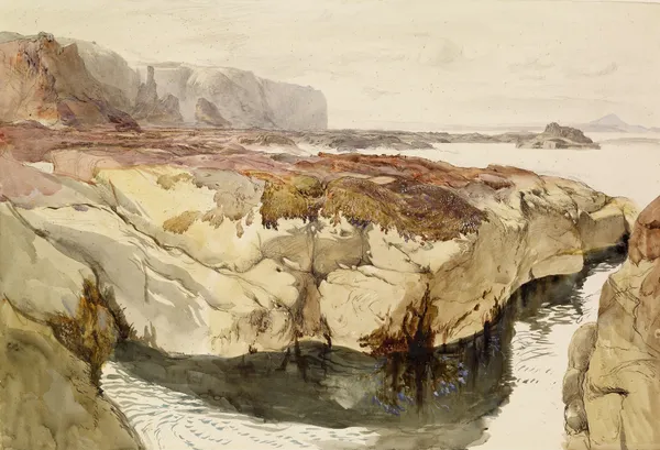 Coast Scene near Dunbar av John Ruskin