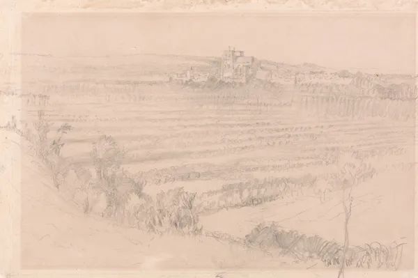 Distant View of Saint-Wulfran, Abbeville av John Ruskin