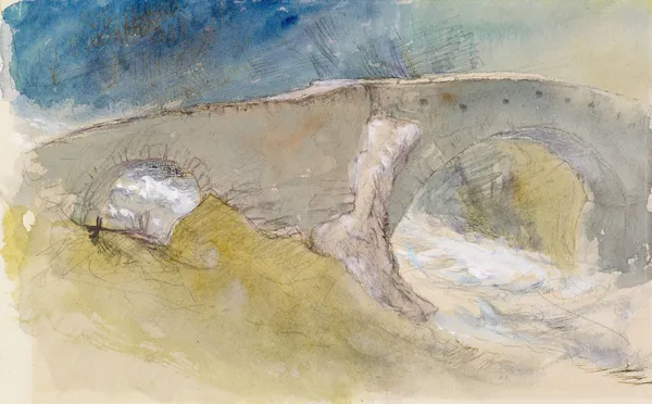 Old Bridge over a Mountain Torrent av John Ruskin