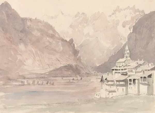 Swiss Mountain Landscape av John Ruskin