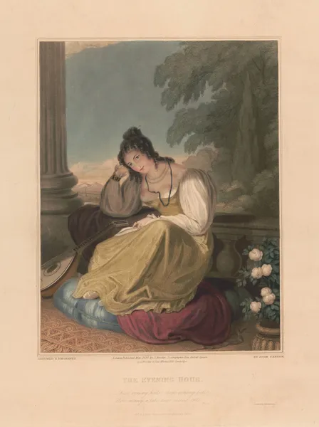 The evening hour av John Sartain