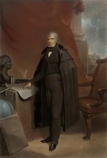 William Henry Harrison av John Sartain