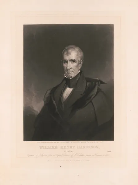 William Henry Harrison of Ohio av John Sartain