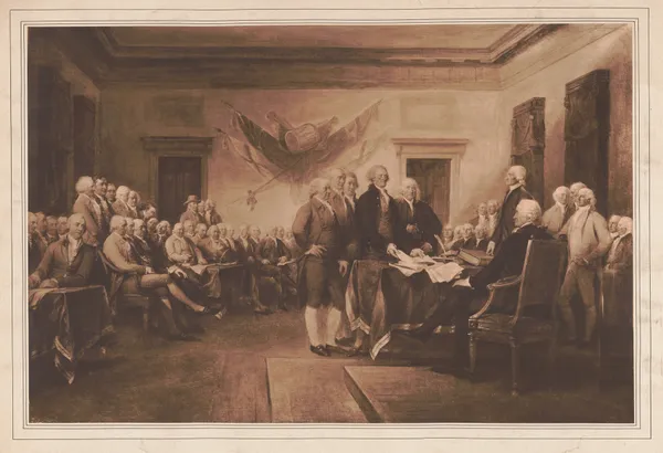 Signing the Declaration of Independence av John Trumbull