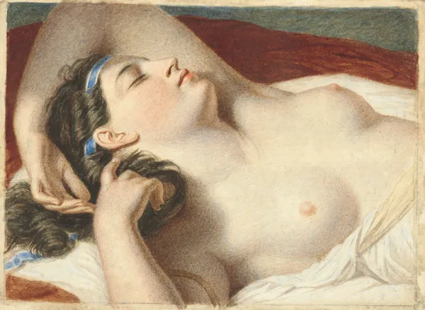 Study for Ariadne Asleep on the Island of Naxos av John Vanderlyn