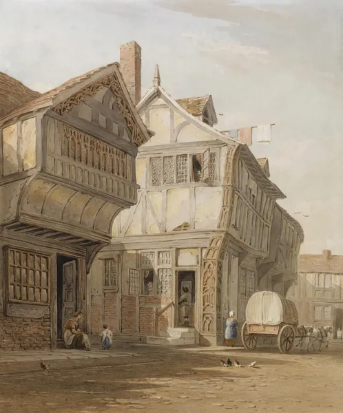 Old Houses, Coventry av John Varley