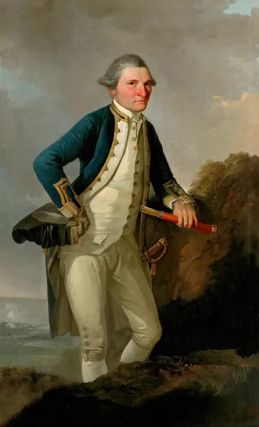 Portrait of Captain James Cook av John Webber