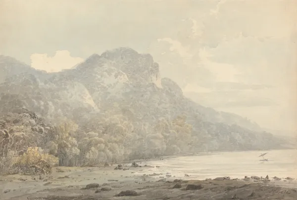 View of Cracatoa, China Seas av John Webber