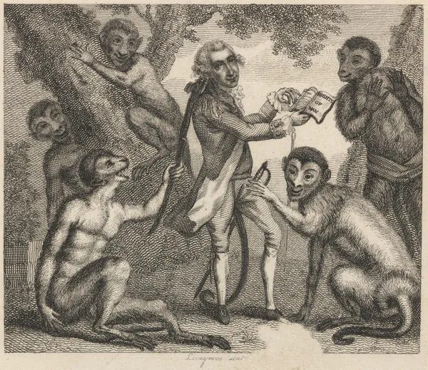 Fable XIV. The Monkey Who Had Seen the World av John Wootton