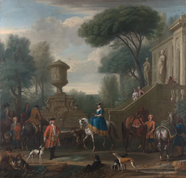 Preparing for the Hunt av John Wootton