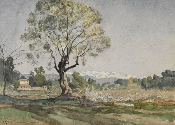 Antibes av Henri-Joseph Harpignies